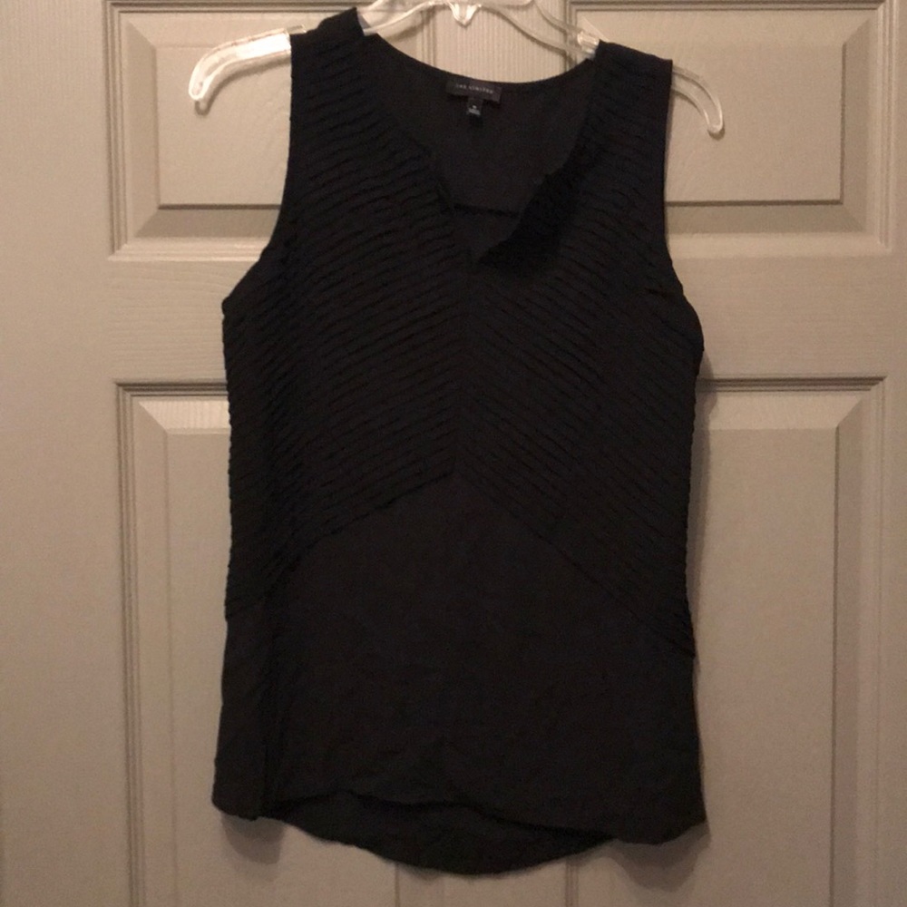 The Limited black sleeveless blouse